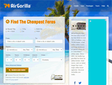 Tablet Screenshot of airgorilla.com